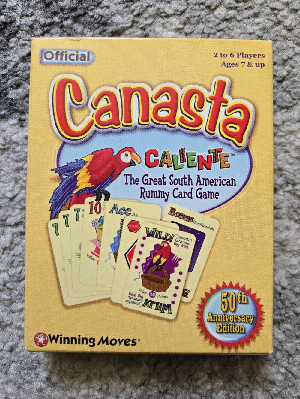 New Canasta Caliente Rummy Card Game '50th Anniversary' Complete